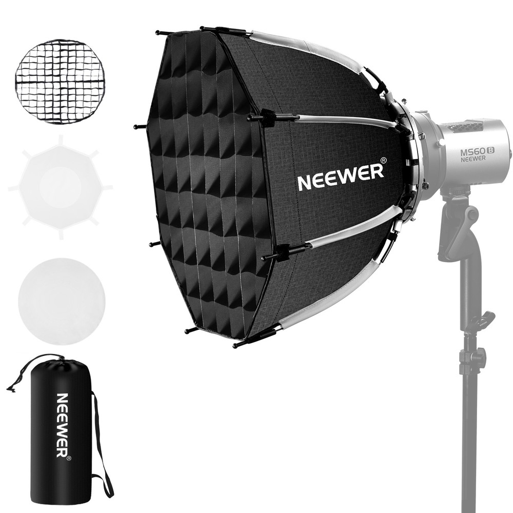 NEEWER NS1PD 17.7" Octagonal Softbox - Bowens Mount w/ Grid