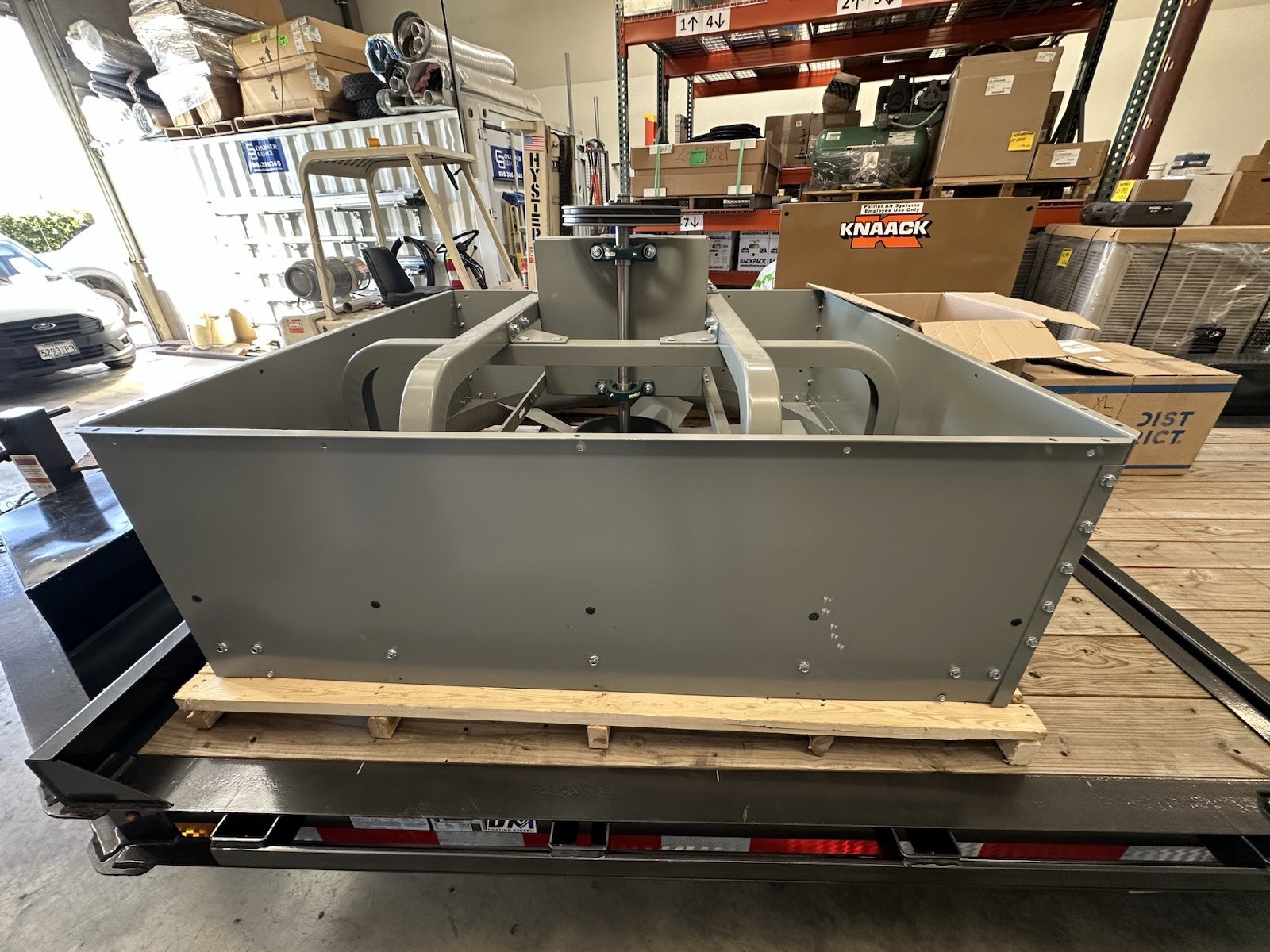 Greenheck RBE-3H54-30 Propeller Hooded Roof Belt Drive Upblast Fan w/ Damper