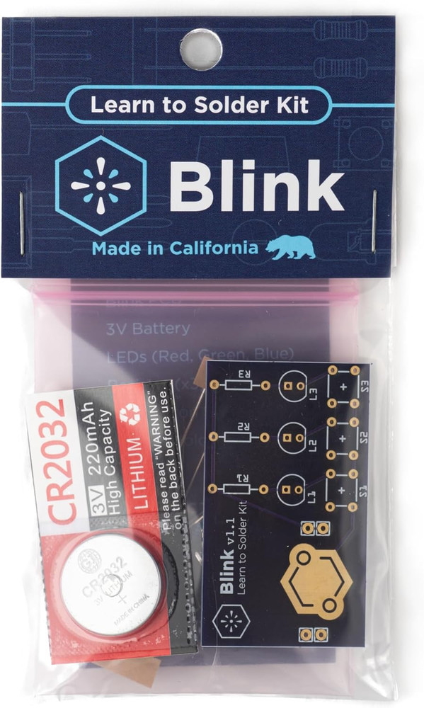 Blink LED Soldering Kit | DIY Electronics Projects for Beginners | Practice for