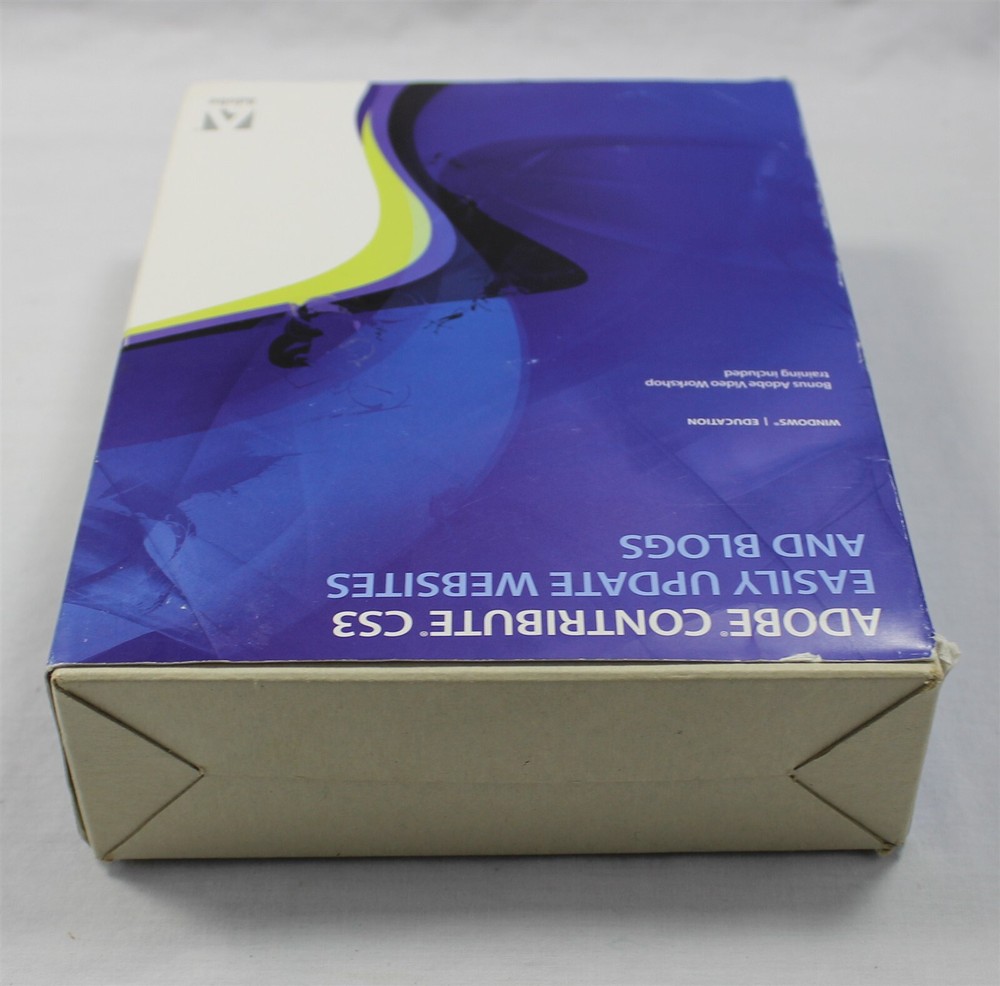 Adobe Contribute CS3 Web Publishing Software (2007) Windows XP Vista Install Key