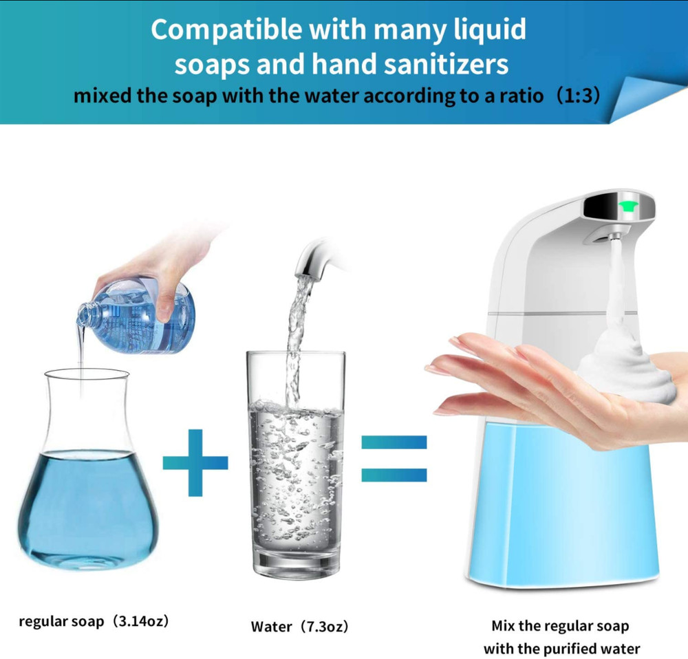 Safex Auto Sensor Soap Dispenser - 310 ML (2 Pack)