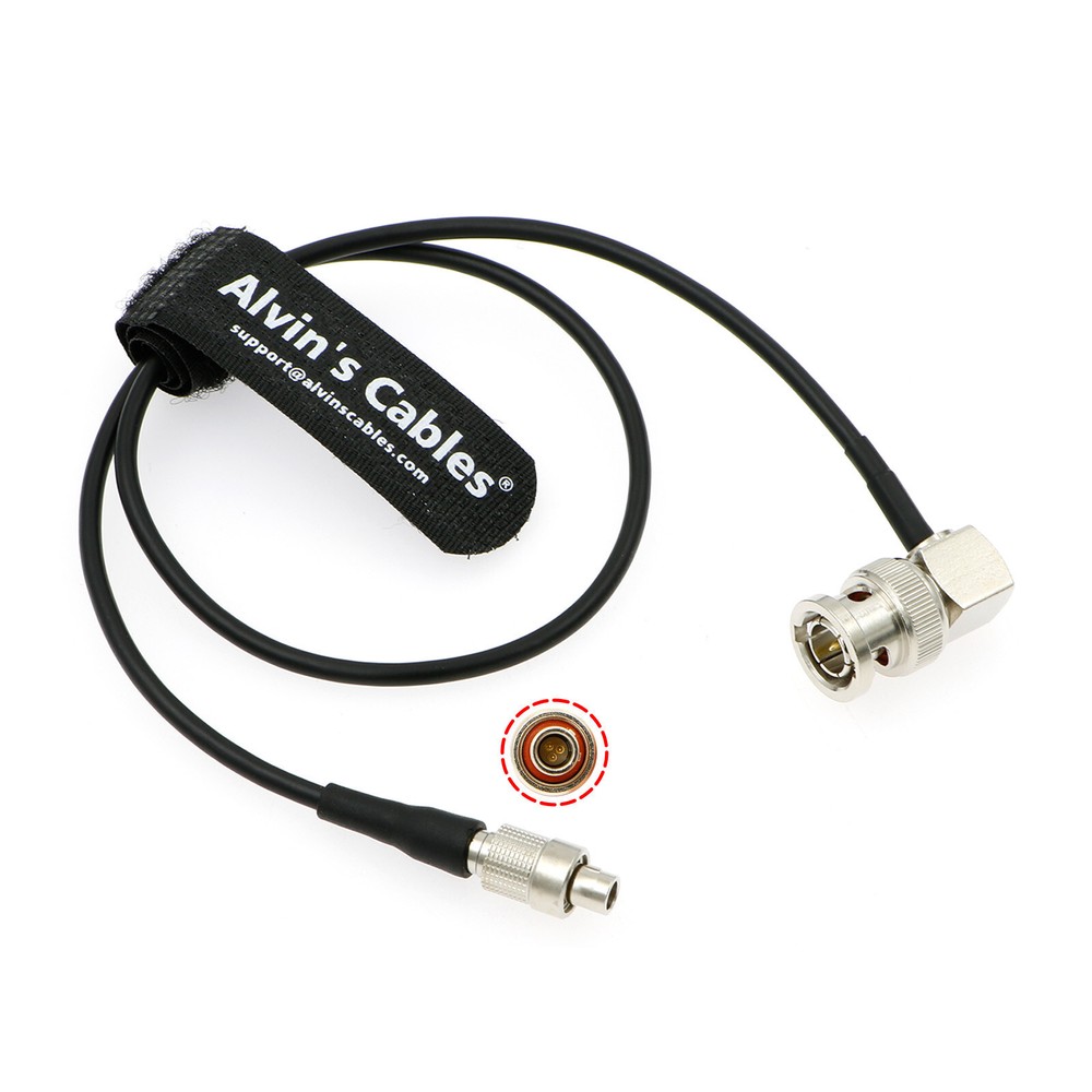 Timecode Cable for Wisycom MTP60 Transmitter Zaxcom ZFR 400 BNC to Micro 3 Pin