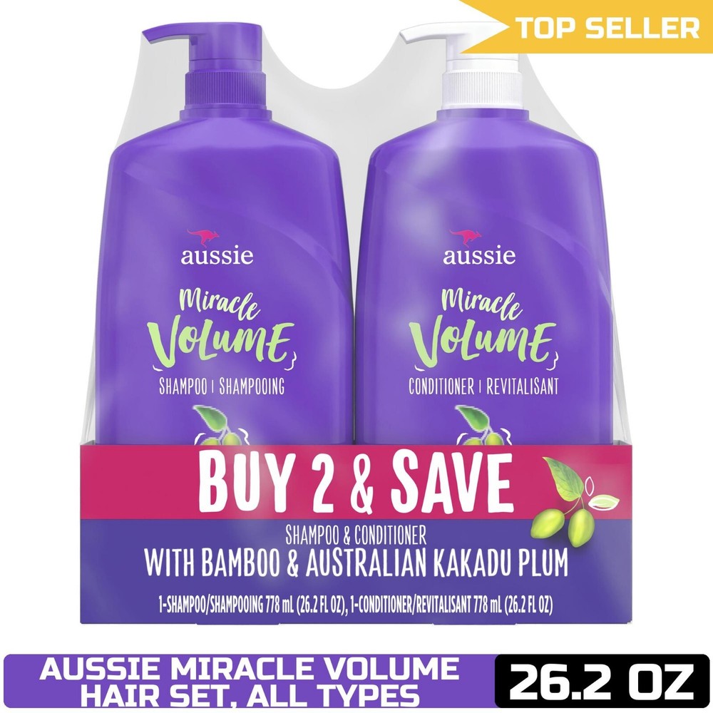 Aussie Miracle Volume Hair Set, All Types