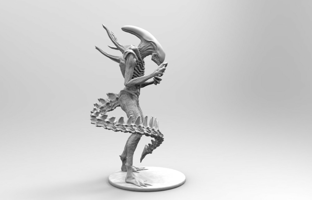 ALIEN XENOMORPH SMOKING JOINT TABACO CIGAR 3D PRINT