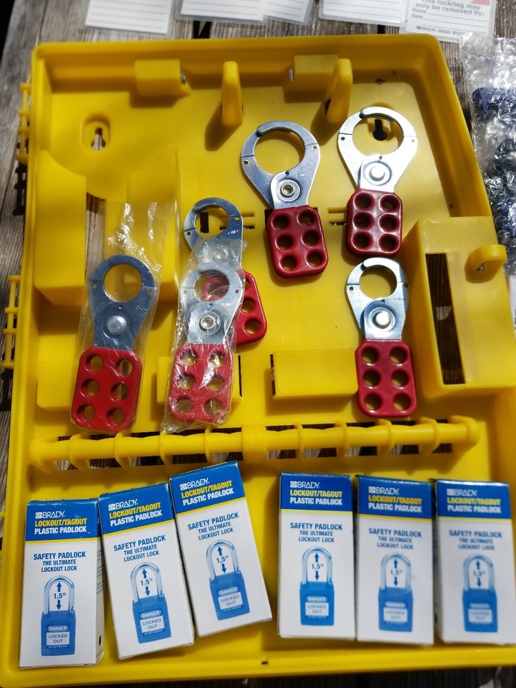 BRADY Padlock Yellow Lockout Station