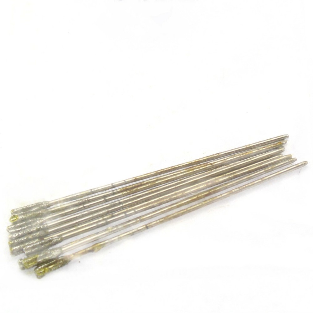 20Pcs 2mm Diamond Lapidary Drill Bits Hole Solid Bits Jewelry Tools for Stone