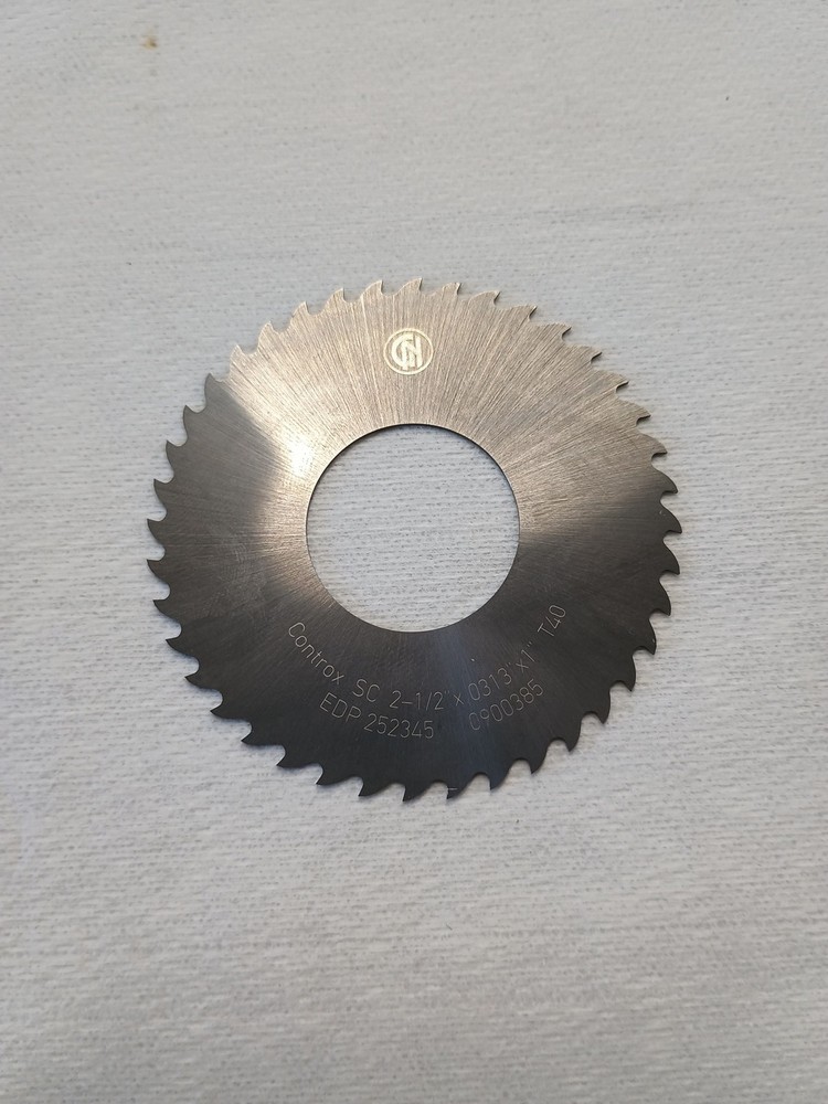 2-1/2" Solid Carbide Saw Blade Controx 252345 Tooling