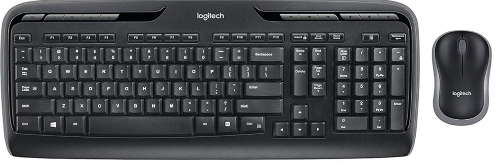 Logitech MK320 Wireless Desktop Keyboard  Mouse Combo Receiver Batteries