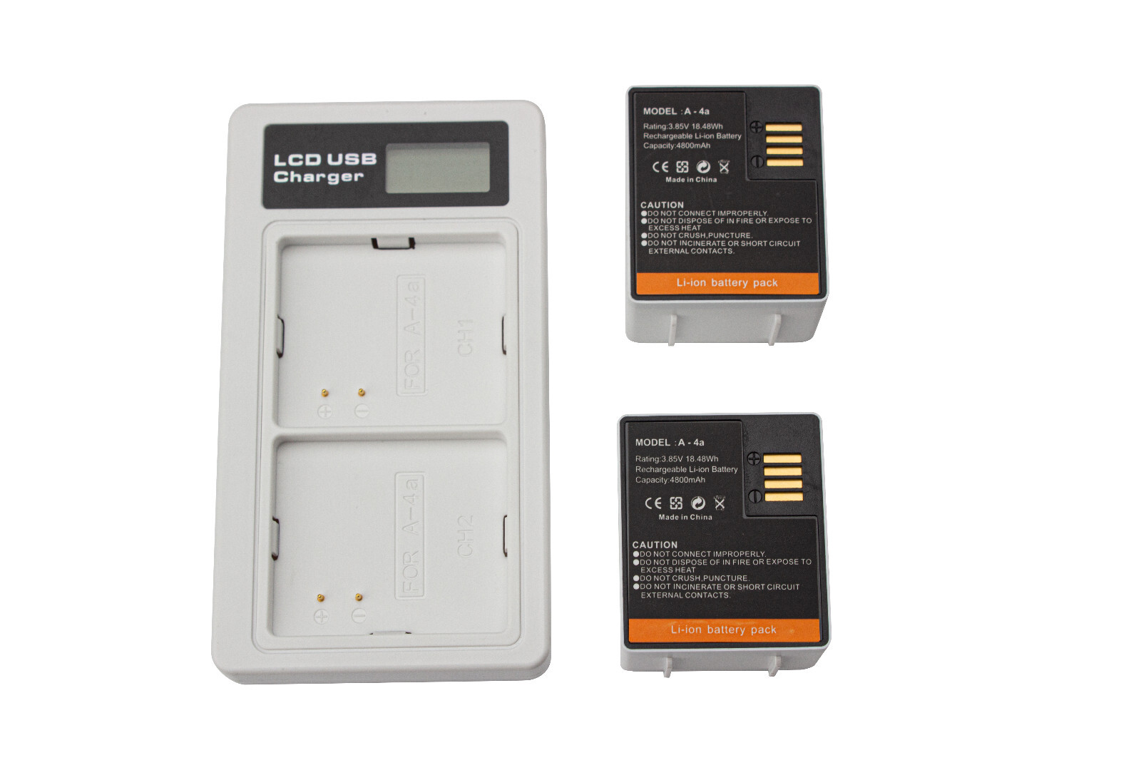 2Pack A-4A A-4 Battery & Charger Dock for Arlo Pro 3 Arlo Ultra VMA5400 Camera