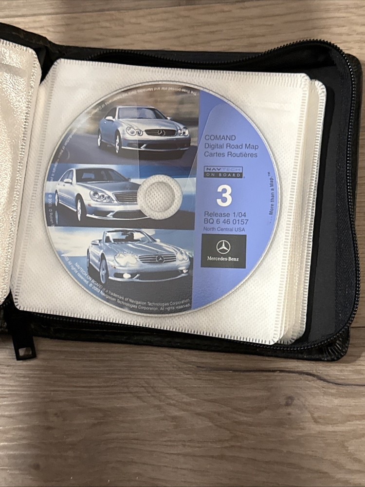 2004 Mercedes Benz Navigation Discs.