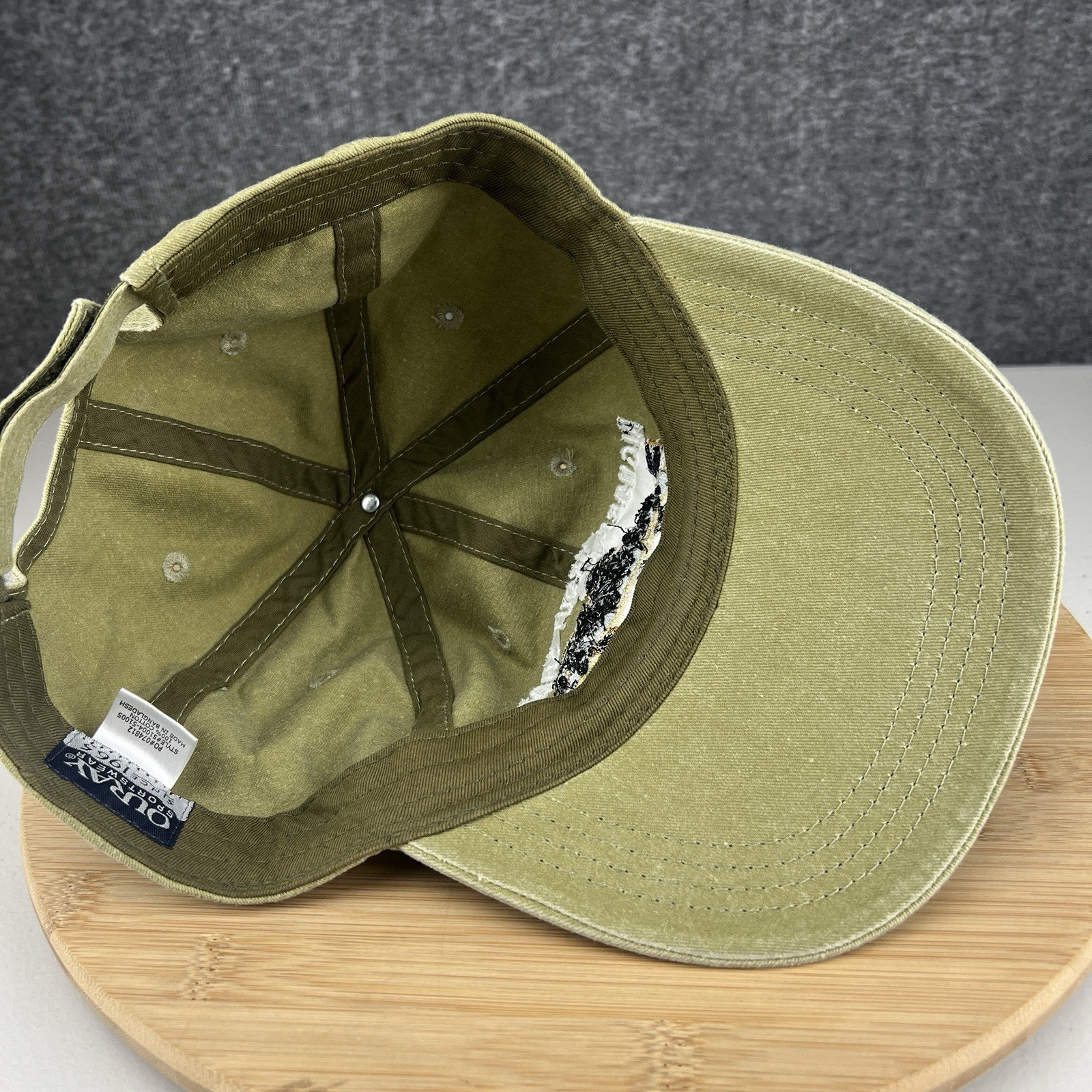 Bighorn Trout Shop Montanan Hat Cap Strapback OSFM Ouray Green Fishing