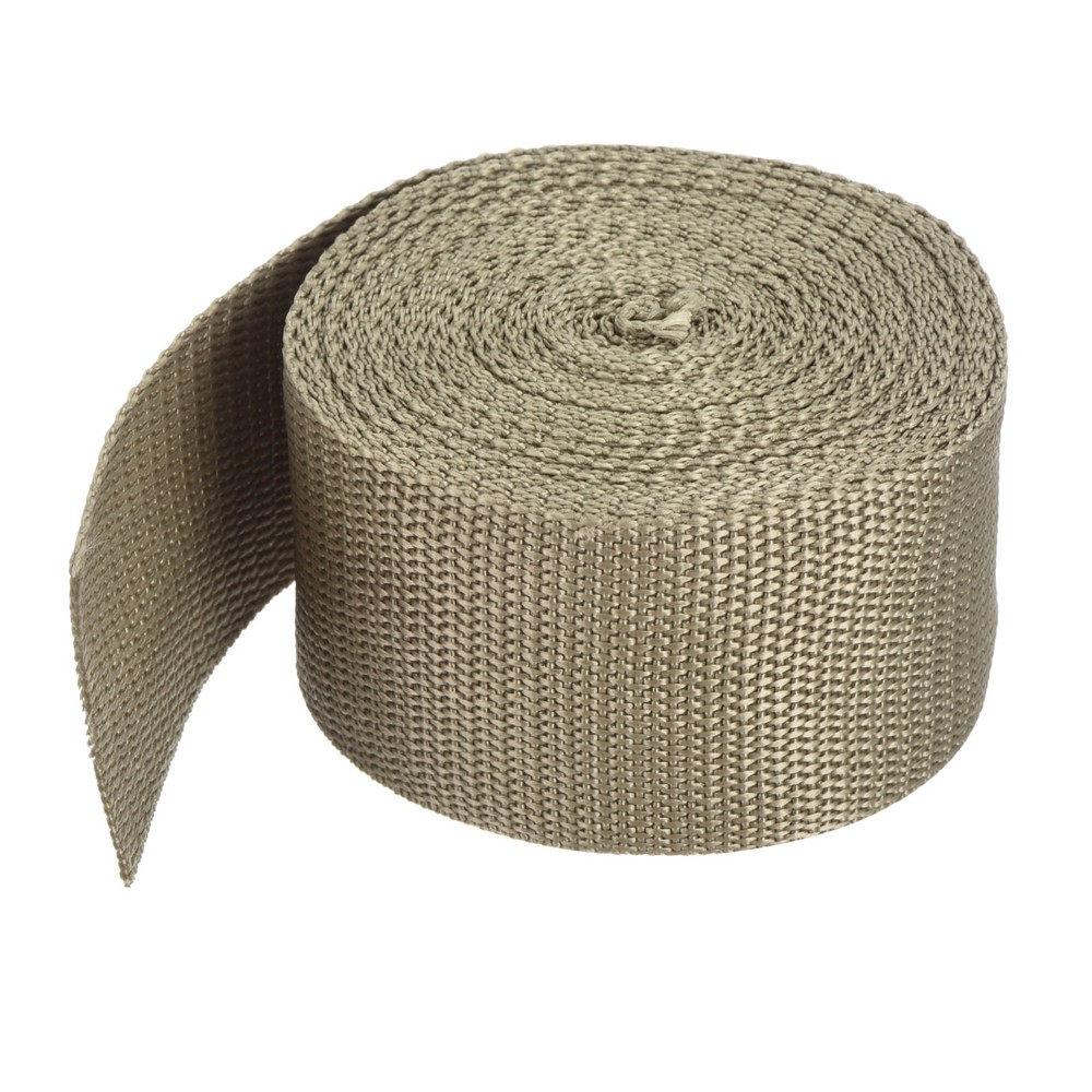 Lightweight Polypropylene Webbing Strap 2" 5 Yard Backpack Strapping Dark Khaki