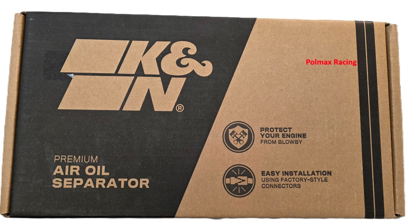 New K&N oil separator / catch can kit for 2015-2023 Mustang 2.3 turbo Ecoboost