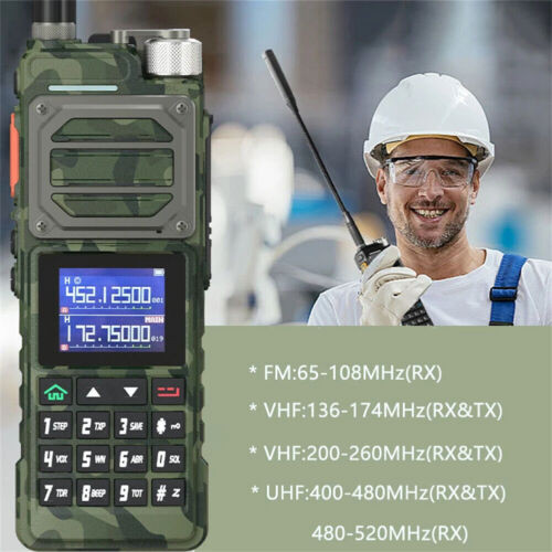 BAOFENG UV25 WALKIE TALKIE LONG RANGE TRI-POWER TWO WAY RADIOS&PROGRAMMING CABLE