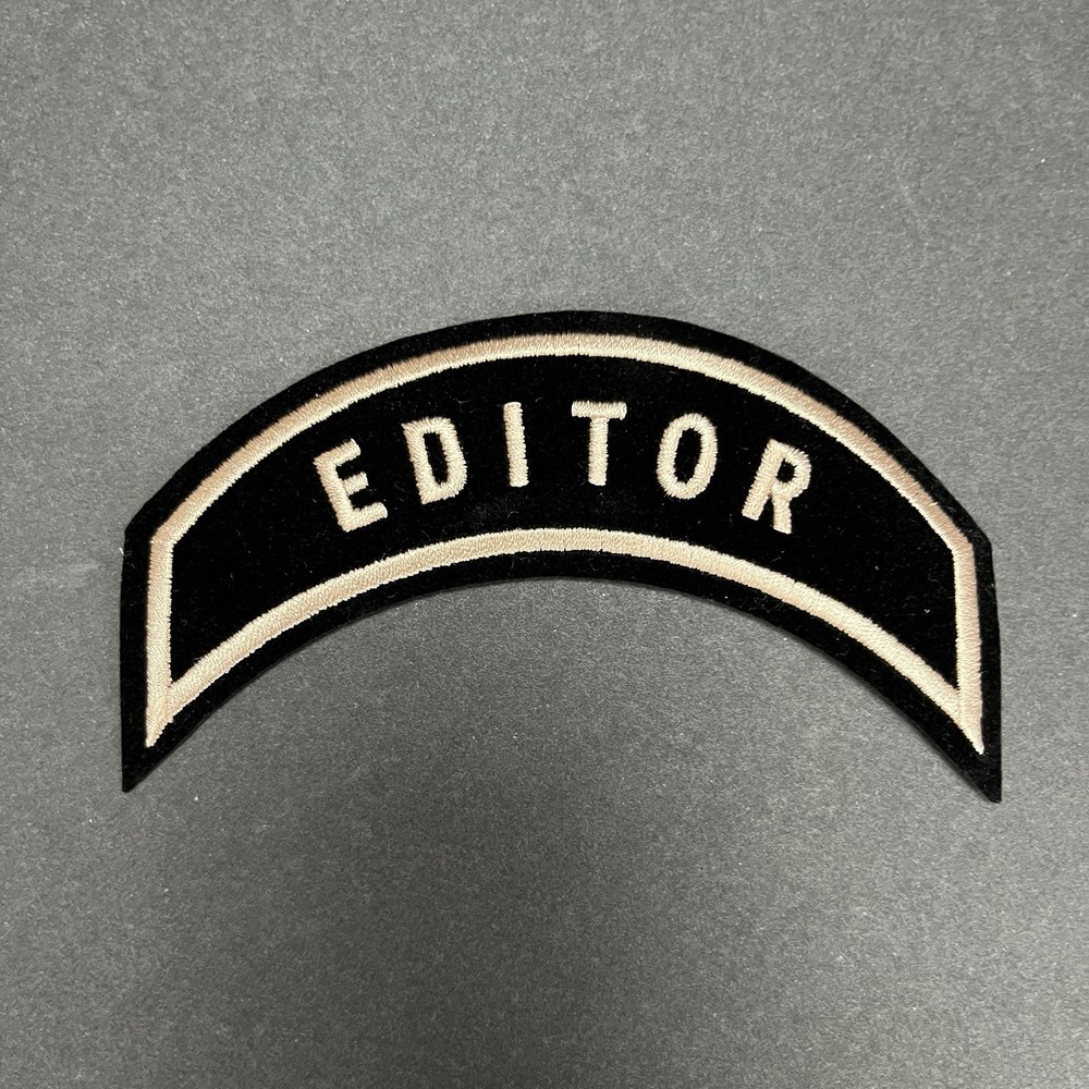 Harley Davidson Owners Group HOG Patch, 10 Years Patch, Editor Rocker Patch