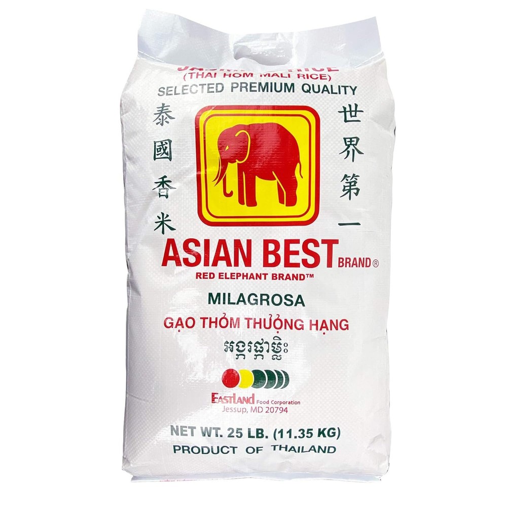 Jasmine Rice, 25 Pound