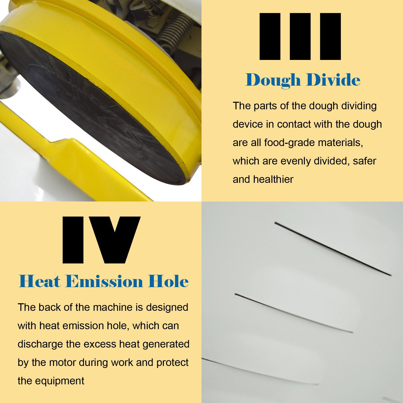 26 PCS Dough Divider and Rounder Commercial Dough Cutter Bakery Bread Maker 110V