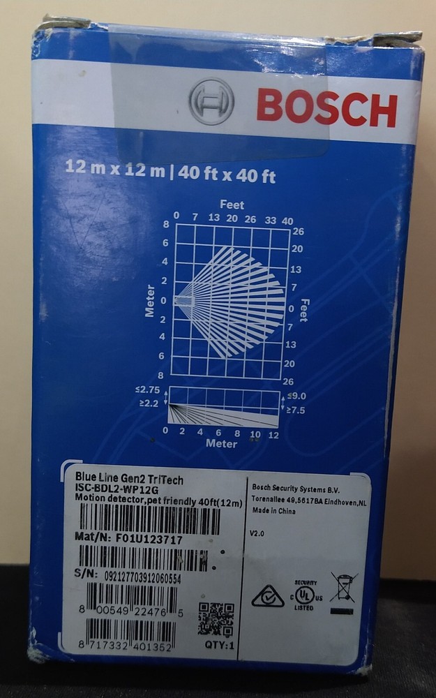 Bosch Blue Line Gen 2 Pet Friendly TriTech Motion Detector