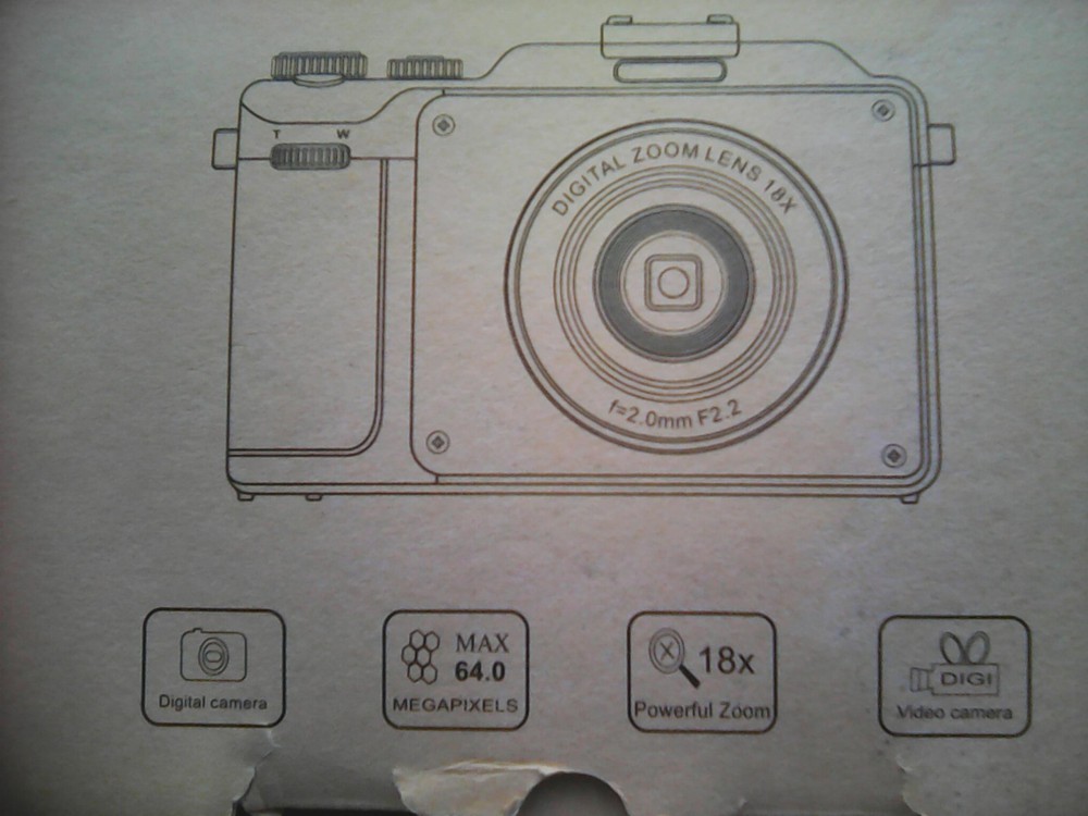 Camcordy 64mp Digital Camera