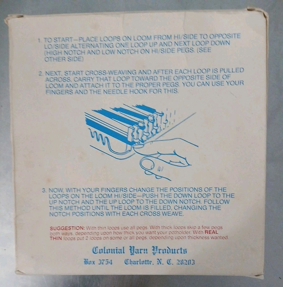 VTG Colonial Hi Lo Looper Loom