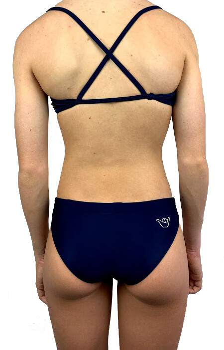 Junior Guard 2-Piece THIN Strap Swimsuit Navy (READ SIZING)