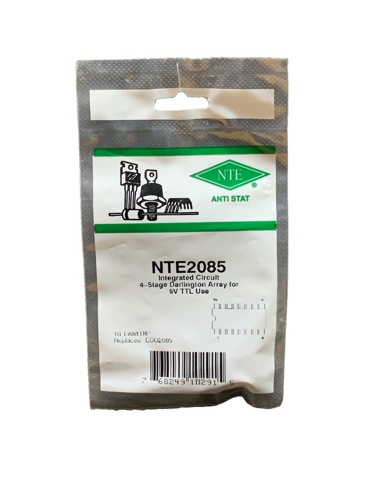 NTE2085 IC 4-Stage Darlington Array For 5v TTL Use DIP16 ECG2085
