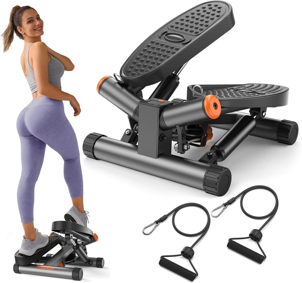 Upgraded Twist Stepper with Swing Function=