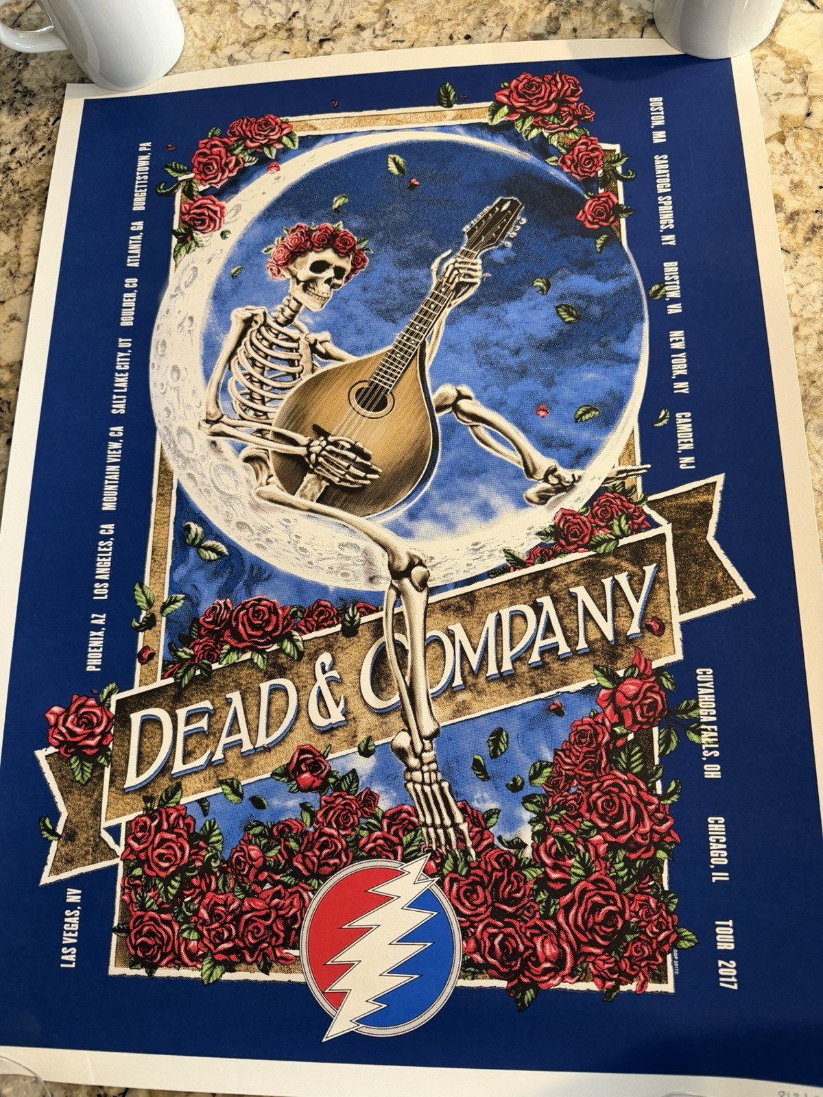 2017 Dead and Company Tour Poster 812/3000