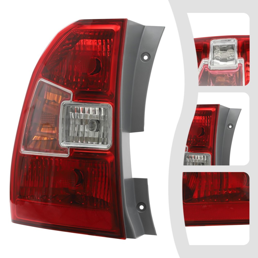 Tail Light Assembly 2005-2010 Sportage with Bulb Driver Side Halogen Rear Left