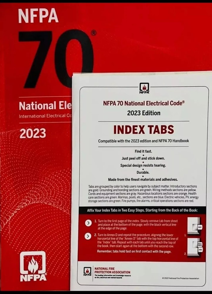 NFPA 70 National Electrical Code NEC 2023 With Tabs Free Shipping*