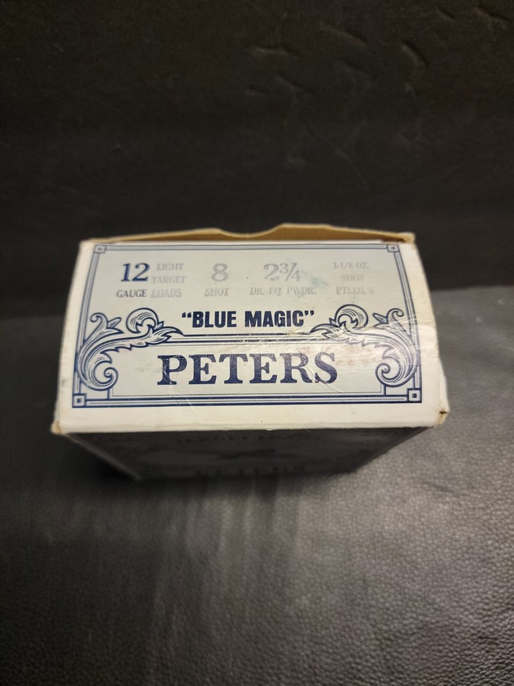 Vintage Peters TARGET Loades 20 Gauge Shot Shells EMPTY BOX ONLY