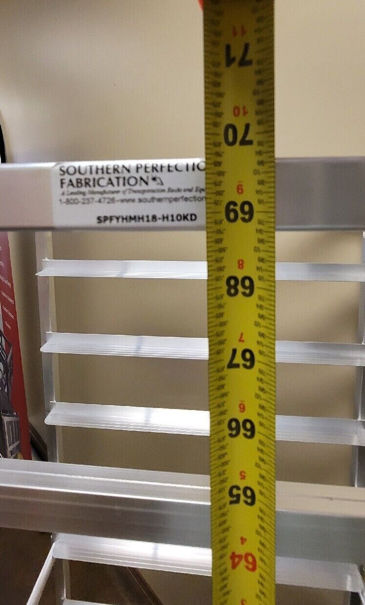 New!!! Aluminum End Load Bun and Bread Rack! Holds 10 Full or 20 Half Sheet Pans