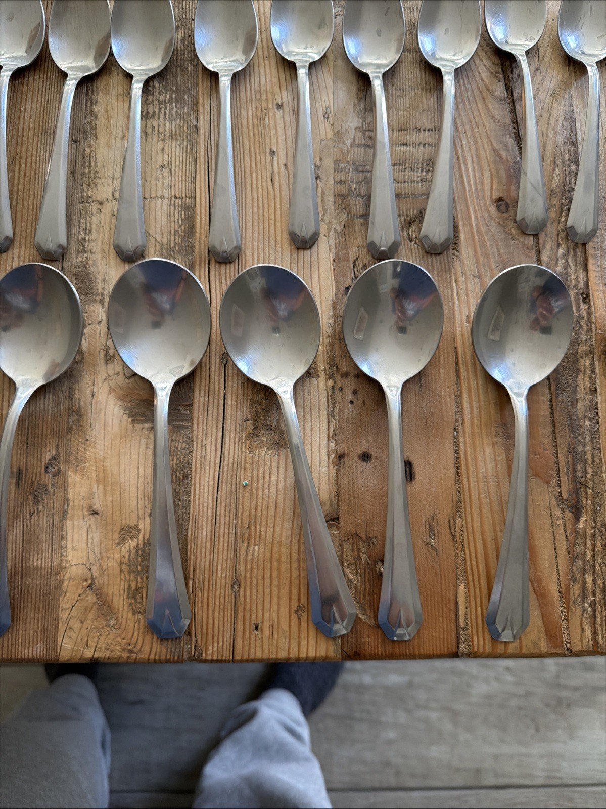 61 Pieces Royal Stainless STREAMLINE Allegheny Metal SS Flatware