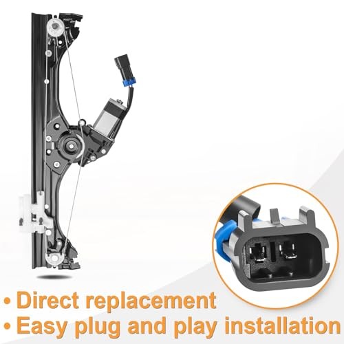 Front Left Driver Side Power Window Regulator with Motor Front Driver Side