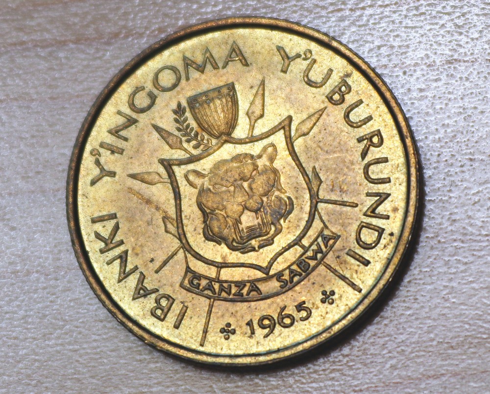 1965 Burundu 1 Franc