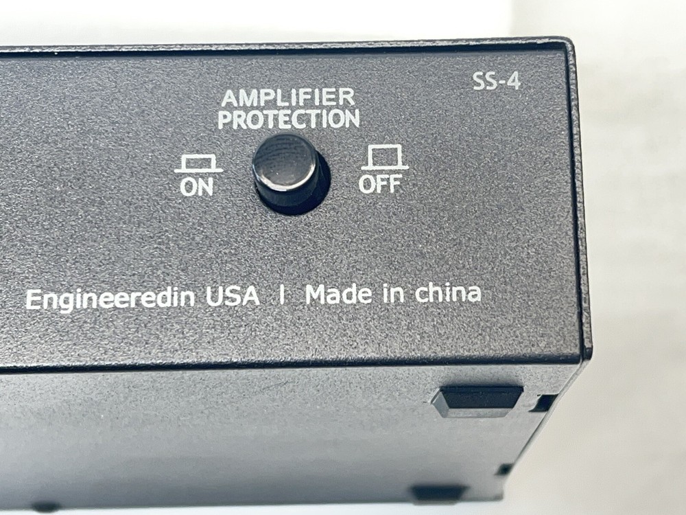 Vanguard Dynamics SS-4 - 4 Zone Speaker Control Tested and Working