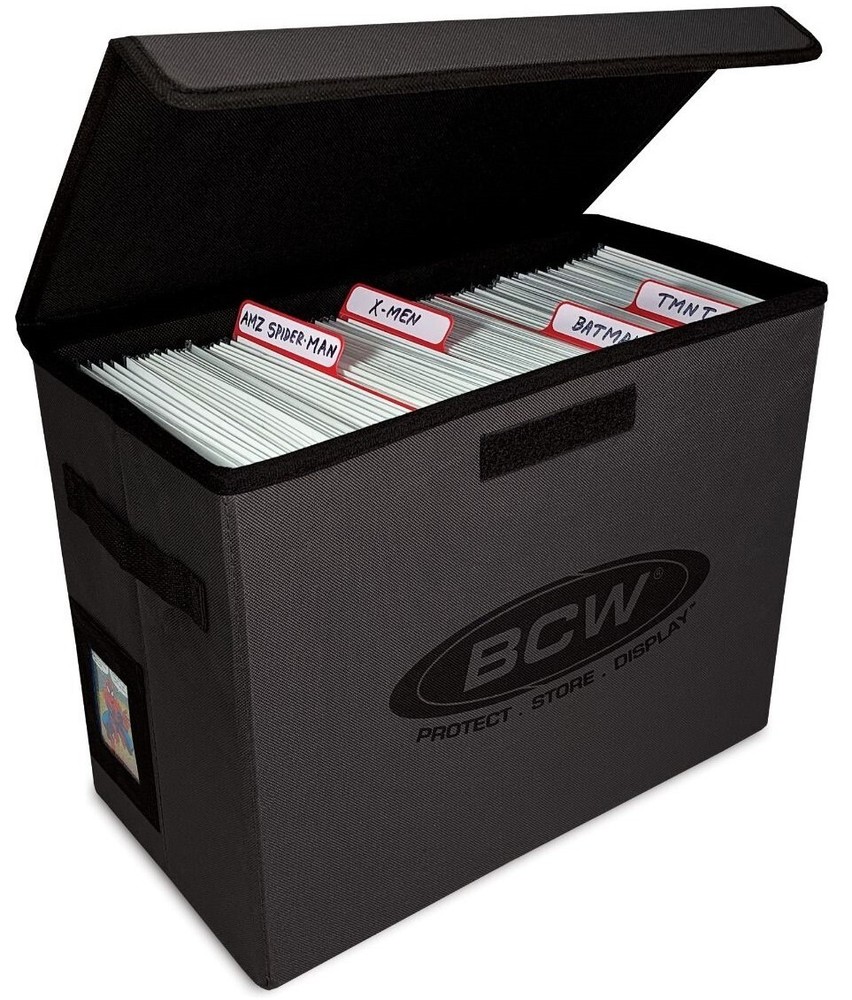 (2x) BCW Foldaway Comic Book Storage Box- Stores Modern & Silver Comics