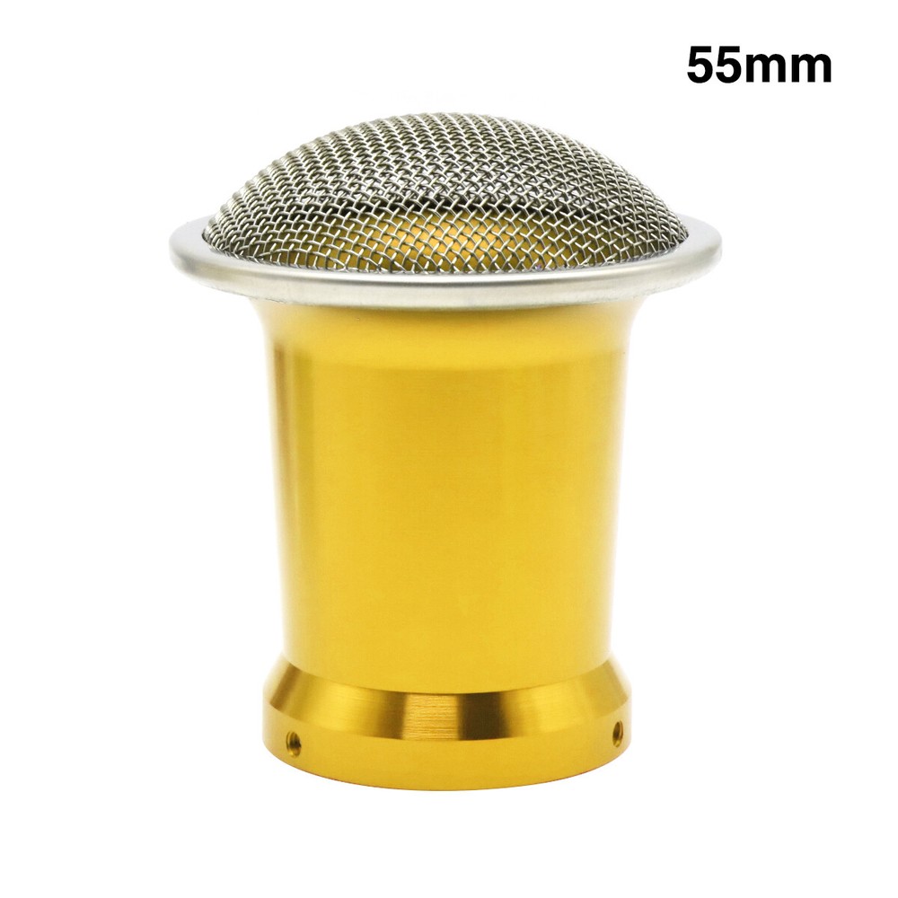 Motorcycle Carburetor Carb 55mm Velocity Stack w/ Net Screen Air Filter Cup