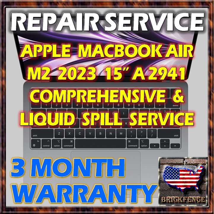 2023 MACBOOK AIR 15" A2941 M2 LAPTOP 820-03160-A LOGIC BOARD REPAIR SERVICE