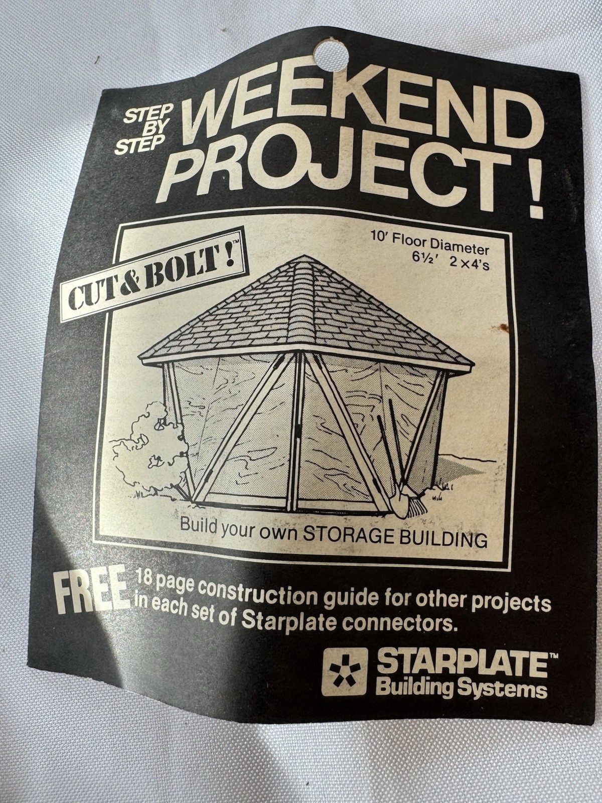 Star Plate Building System 11 Pc Set NOS 1982 Gazebo Pergola Connectors