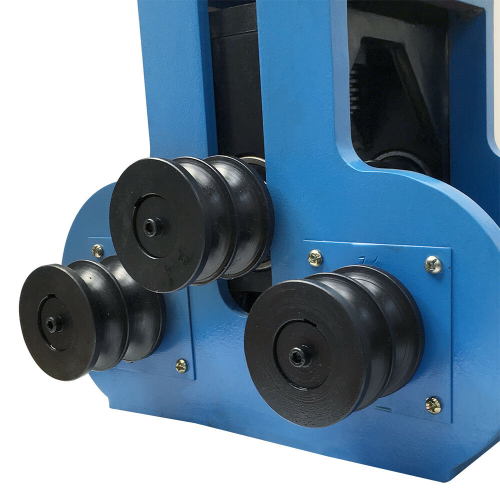 Manual Pipe Tube Ring Roll Bender Band Roller Flat Square Round