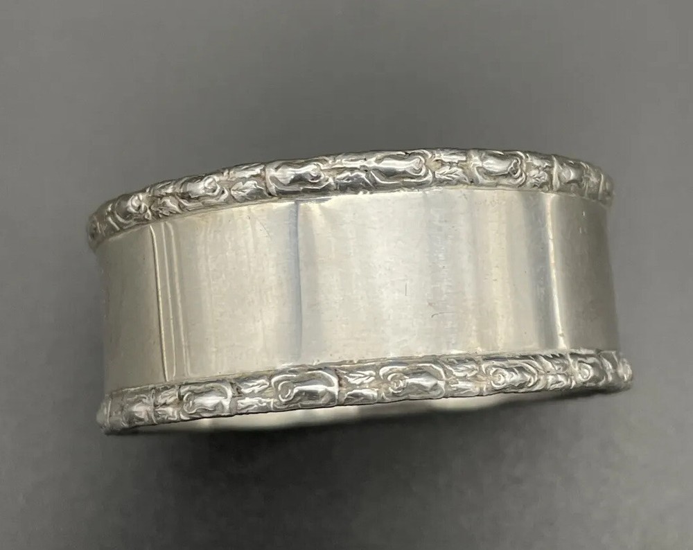 Frank Whiting Sterling Silver Napkin Ring Name Engraved “DAVID”