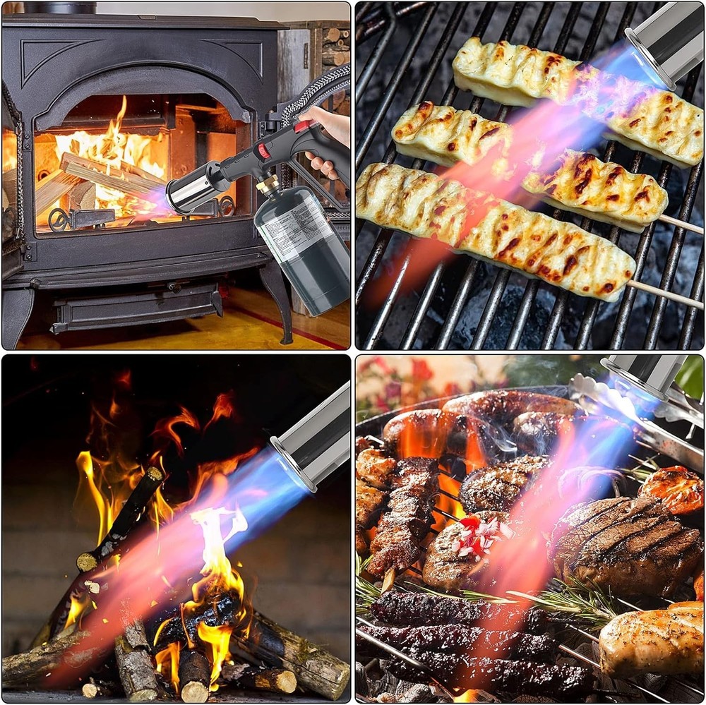 Powerful Adjustable Culinary Torch - Sear, Grill, and Ignite with Confidence