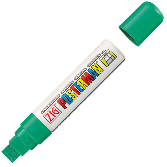 Green Posterman Waterproof Pen - 15mm Nib