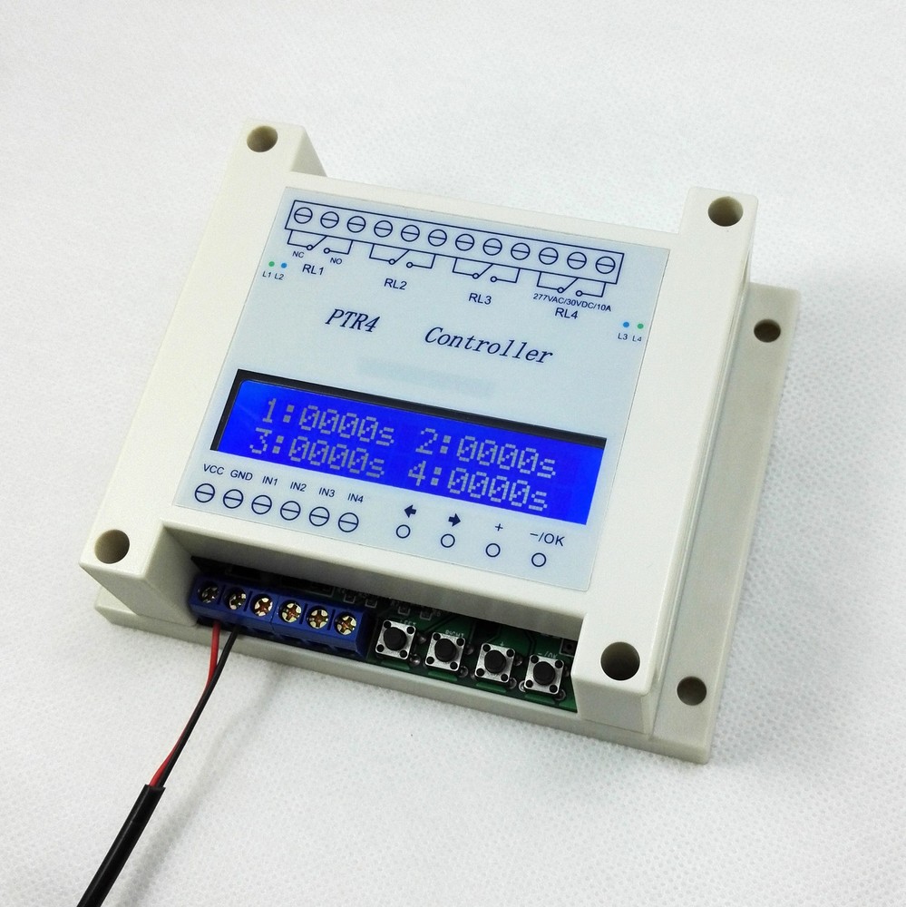 DC6-40V 4CH Programmable Digital Time Relay Timer Controller Delay Switch Module