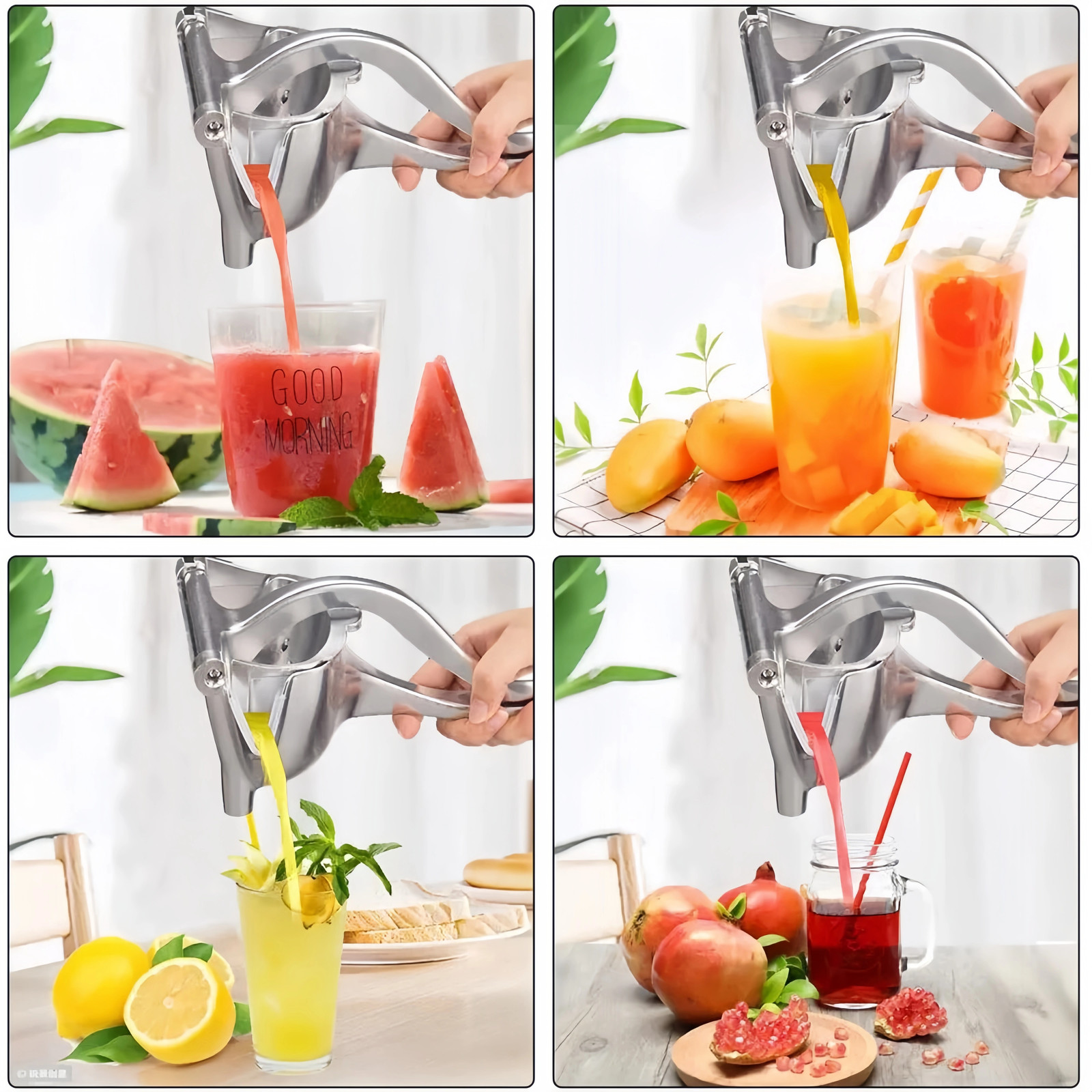 Heavy Duty Metal Manual Juicer Fruit Juice Squeezer for Pressing Lemons Oranges