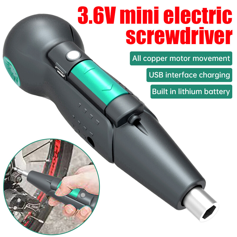 Electric Screwdriver DC 3.6V Screwdriver Drill Bits Set Power Tool Rechargeable
