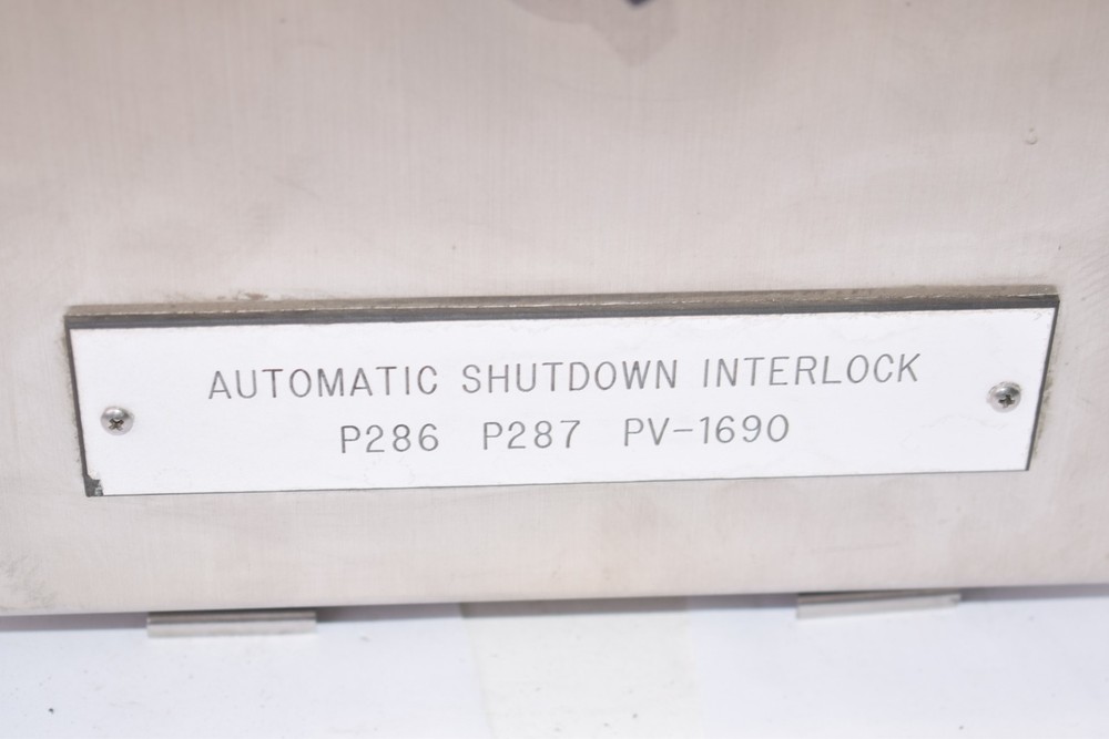 Automatic Shutdown Interlock P286 P287 PV-1690