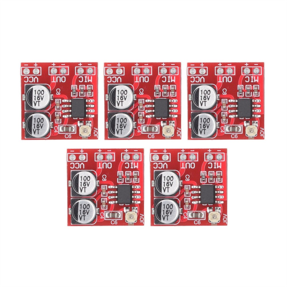 5Pcs LM386 DC4V-12V Electret Microphone Amplifier Module Board DC4V‑12V