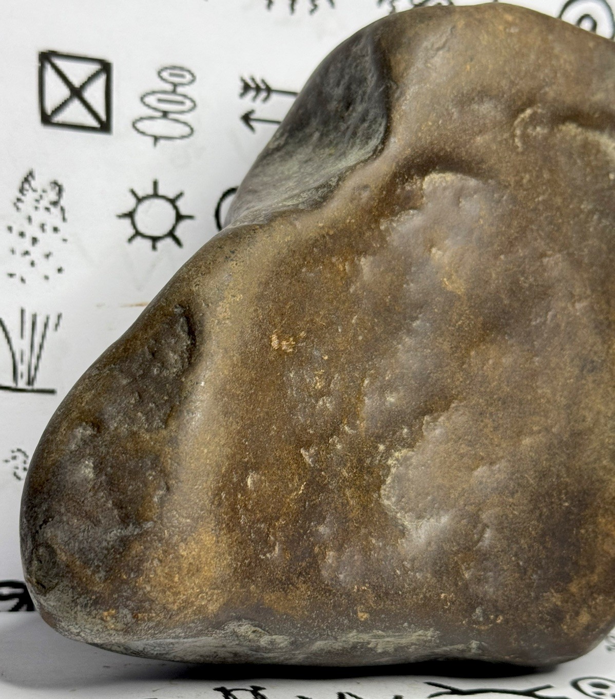 Native American Indian Authentic Artifact Stone Carved Effigy, 3 lb 14 oz • VA